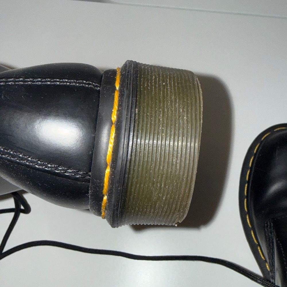 Dr. Martens Black Leather Boots - Picture 8 of 9